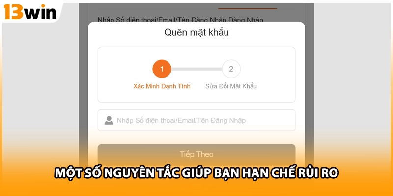 Một số nguyên tắc giúp bạn hạn chế rủi ro