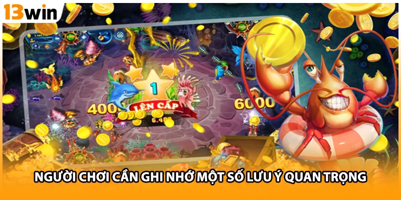 Người chơi cần ghi nhớ một số lưu ý quan trọng